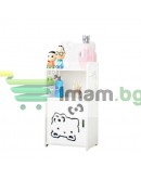 Нощно шкафче и етажерка за баня 2в1 Hello Kitty